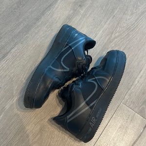SALE - Men’s Nike AF1 React - Triple Black - size US 9.5 SALE